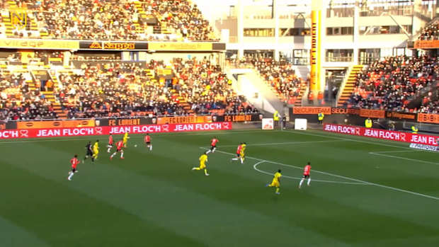 Wylan Cyprien's first goal at FC Nantes